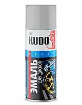 KUDO KU-5202 Эмаль для дисков светло-серая 520мл 1/6шт